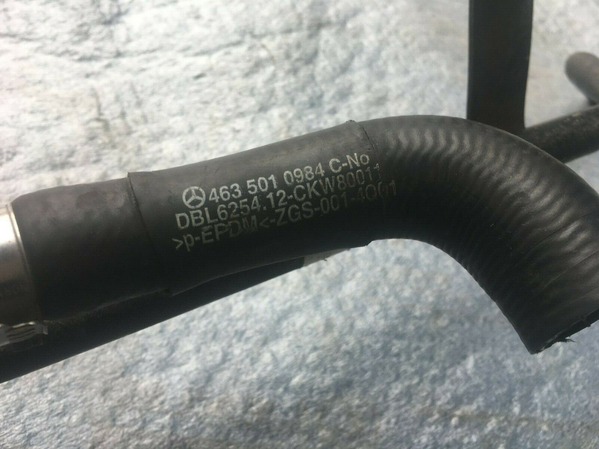MERCEDES BENZ G WATER COOLANT PIPE HOSE OEM A4635010984 | eBay