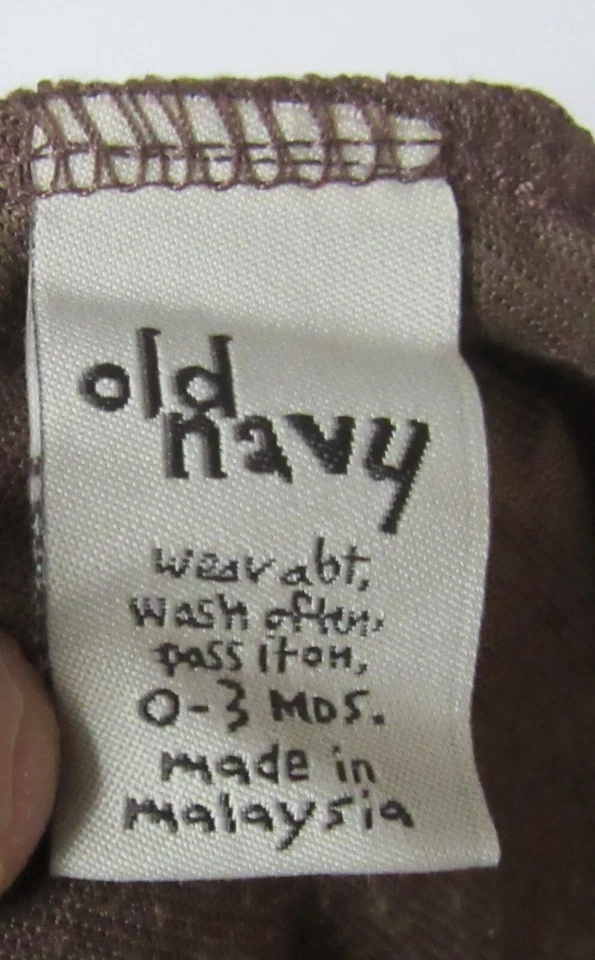 Sombrero sólido "Good Boy" marrón viejo azul marino 0-3 bebé recién nacido IBNH-7 Foto 3 de 3