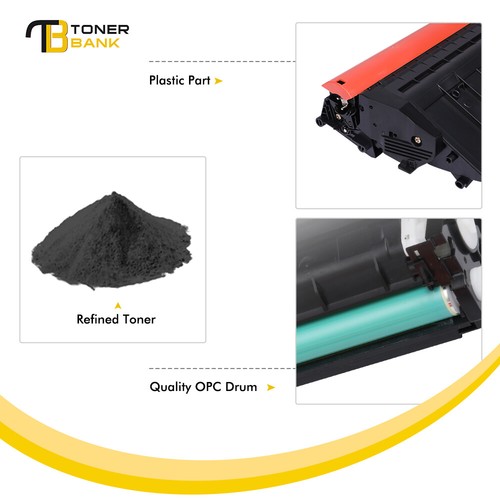 2 Black Toner for HP LaserJet Pro 4001n/dn/dw 4101fdn/fdw W1480X 148X (No Chip) - Picture 4 of 7