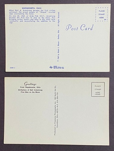 StampTLC US C76 Space Moon Apollo 8 11 NASA 1969 HAND STAMP COMBO ARMSTRONG RARE - Picture 10 of 12