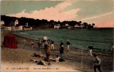 Postcard Les Sablettes Vue Vers Saint Elme Divided Back