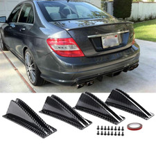 For Mercedes Benz Carbon Fiber Fins Rear Diffuser Bumper Lip Splitter Spoiler For Mercedes Benz Carbon Fiber Fins Rear Diffuser Bumper Lip Splitter Spoiler