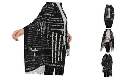 YQIUSM Prayer Shawl Christian Wrap Scarf Prayer Shawls For Women 
