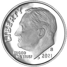 2021 S Proof Roosevelt Dime