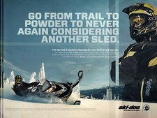 2011 Ski-Doo Renegade Snowmobile Original Color Ad