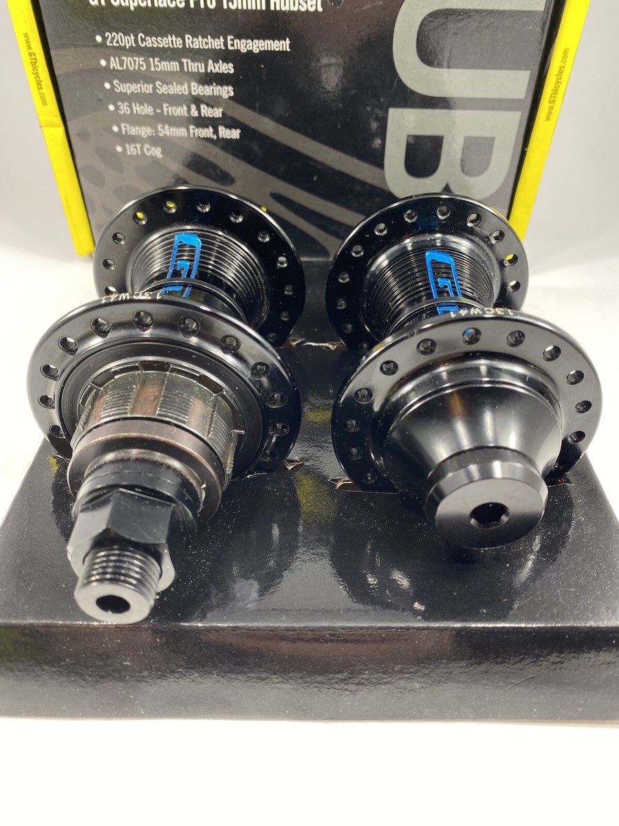 GT Superlace Pro 2013 NOS 15mm 36 Hole BMX Sealed Hubs Set GT Superlace Pro 2013 NOS 15mm 36 Hole BMX Sealed Hubs Set
