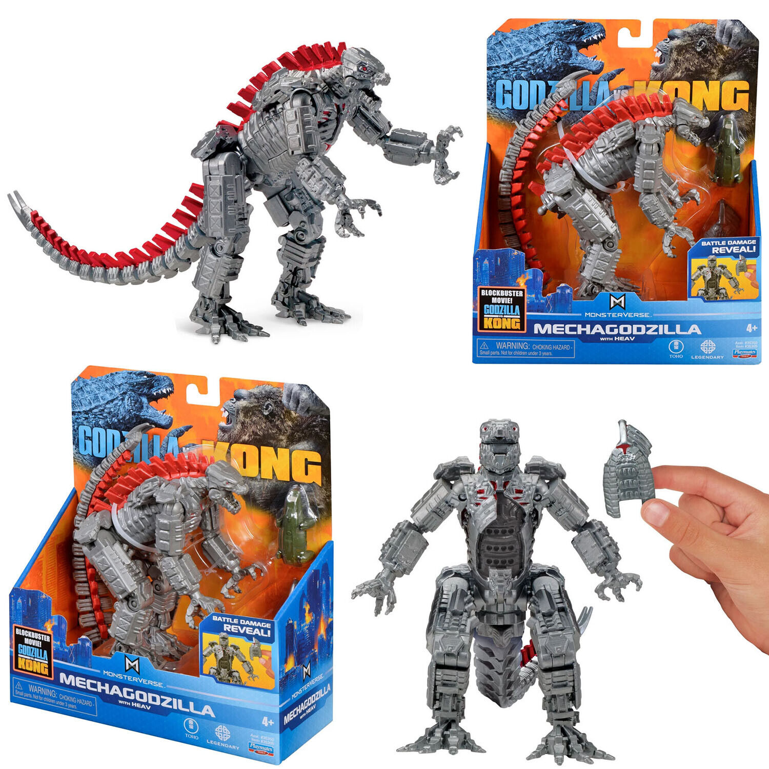 Conjunto de figuras Godzilla Earth MechaGodzilla Angola