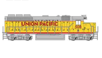 BACHMANN N EMD GP40 Diesel Locomotive w/Operating Headlights Union Pac BAC63562
