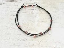 Seed Bead Cord Bracelet Cotton adjustable Surfer Friendship Boho