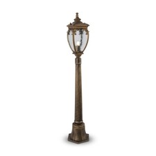 Maytoni Lampada da terra alta per esterno con struttura in alluminio Fleur Oro/N