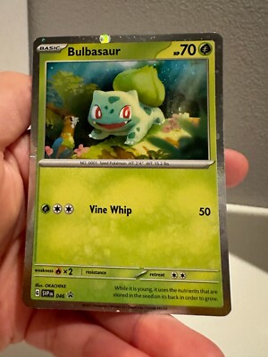 Pokémon TCG Scarlet & Violet Black Star Promo Bulbasaur #46 Cosmos