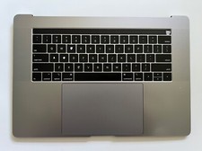 Apple MacBook Pro 15" A1990 2018 2019 Top case Keyboard Battery Trackpad GRAY