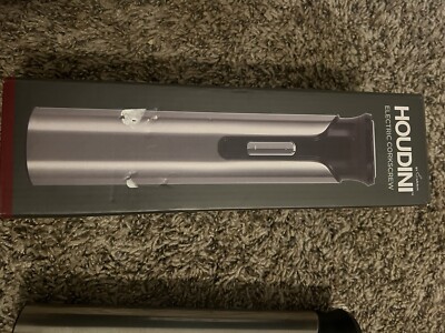 Electric Corkscrew Houdini Stainless Steel Kitchen Automatic Wine Opener (NEW)
