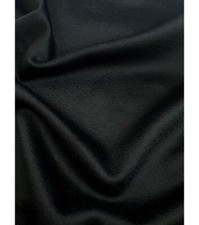 100% Cashmere Doe Flannel From -moorbrook Uk Black Fabric Pc 4 Yds 60" Width
