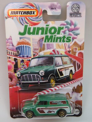 TOY Collectible Car: 2023 Mattel MATCHBOX Austin Mini Van JUNIOR