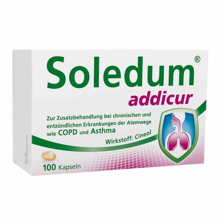 Soledum addicur 200 mg magensaftresistent Weichkapseln · 100 St · PZN 15889373