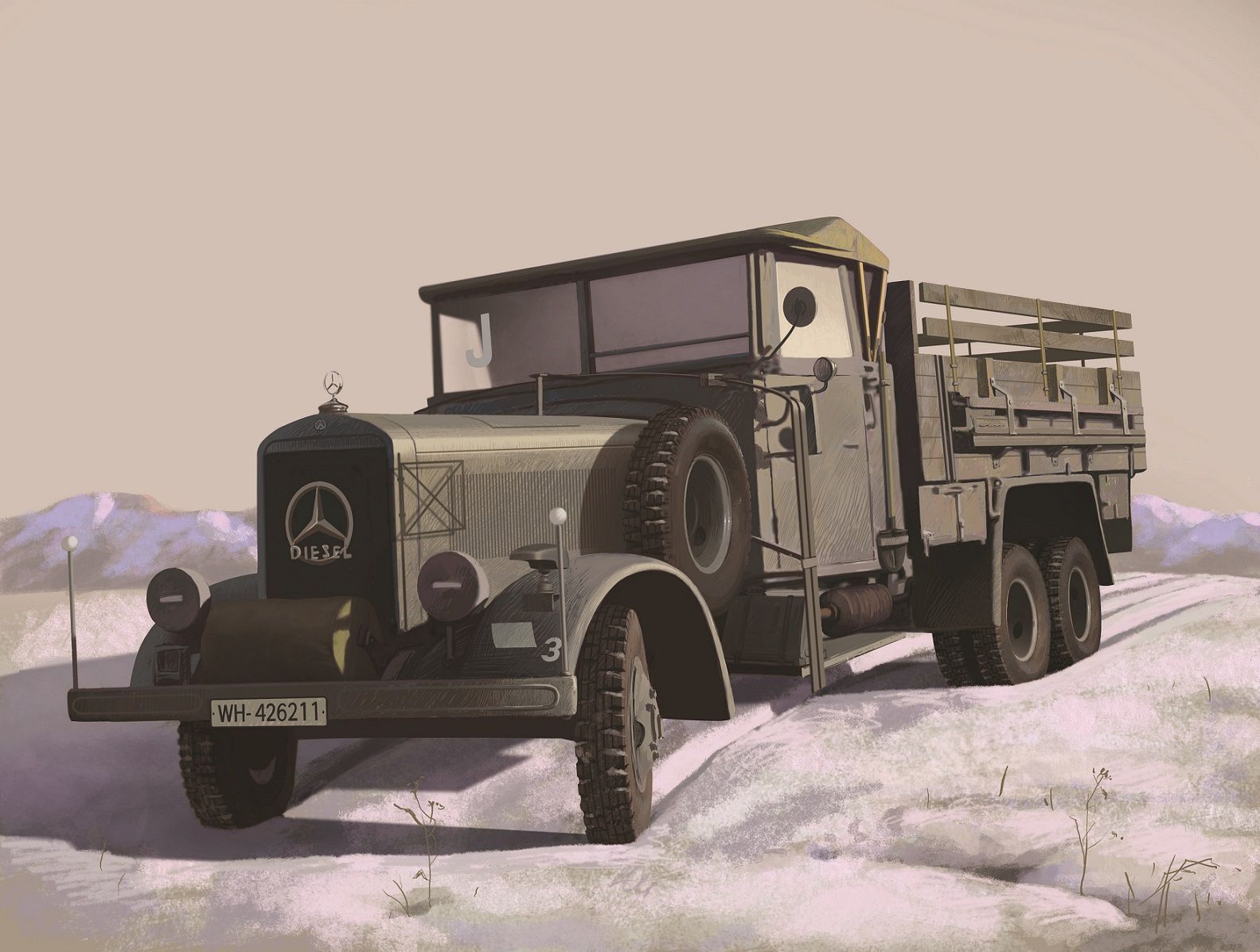 Icm 35405 - 1:35 Type LG3000, WWII German Army Truck - New