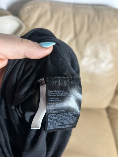 H&M Girls black and silver top short sleeve age 10-12years - Picture 2 of 4