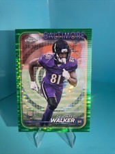 2024 Topps Chrome Football - Devontez Walker Green Sonar (SSP) RC /99 Ravens