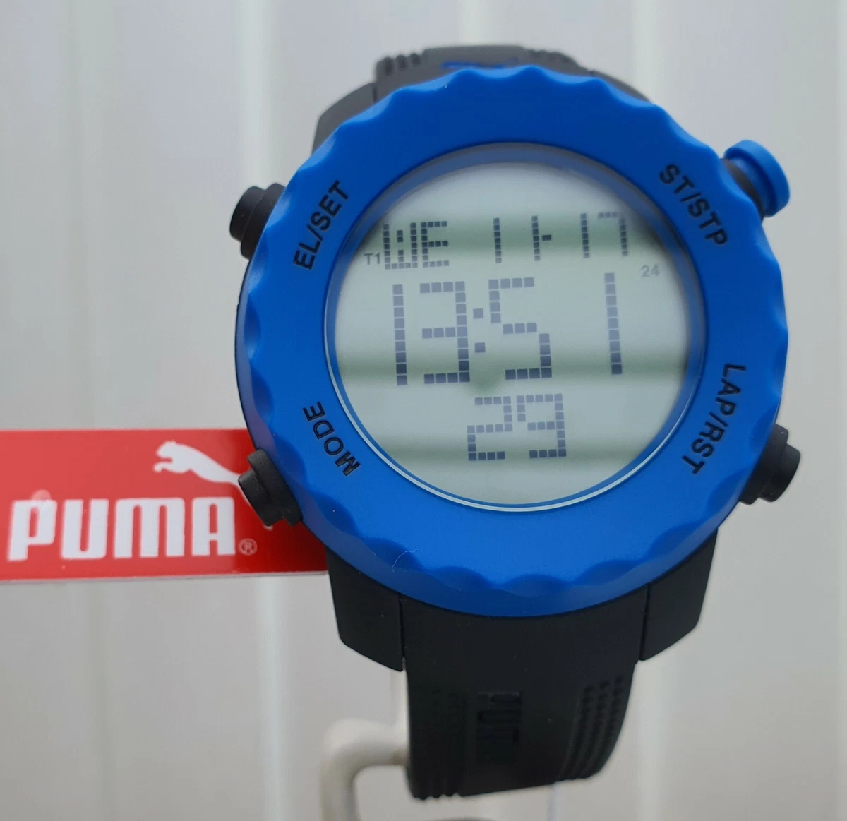 Reloj PUMA Unisex Hombre Damas Niños Digital Fácil Leer. 4 alarmas, temporizador, cronógrafo (2 | eBay