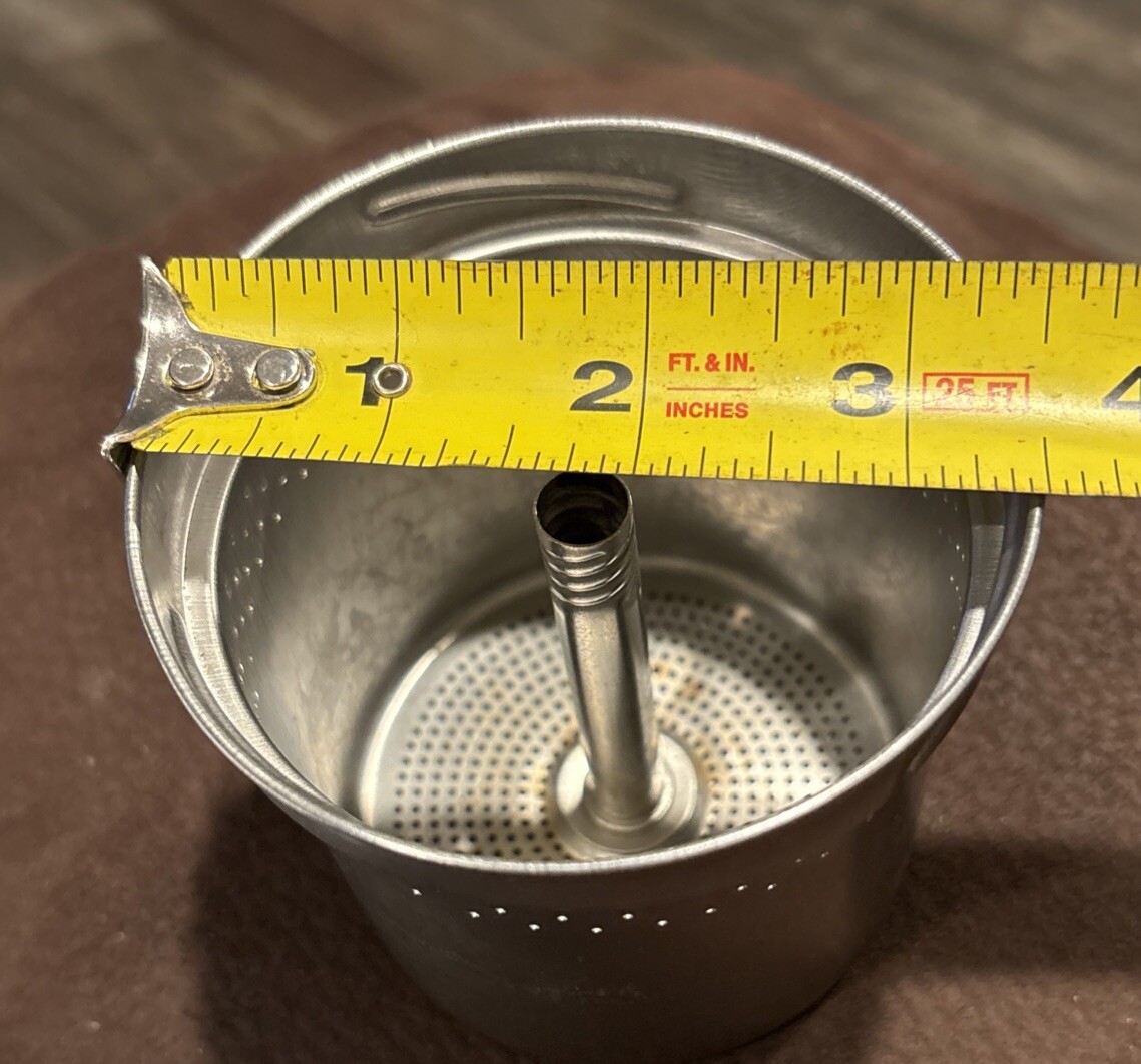 Corning Ware Stove Top Cup Coffee Pot Percolator Filter Basket