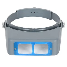 Head Band Magnifier Optivisor 4 Lens Eye Loupe Watch Repair Welding Head Visor m