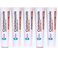 5 Pack Anti-Fungal Cream Cure Athletes Foot, Jock Itch,Compare to Lotrimin AF 1 