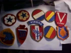 WW 2 10 US MILITARY PATCHES. LOT 9