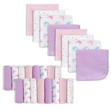 Baby Washcloths 24Pack Baby Wash Cloths Extra Soft Ultra Absorbent Baby Tow...