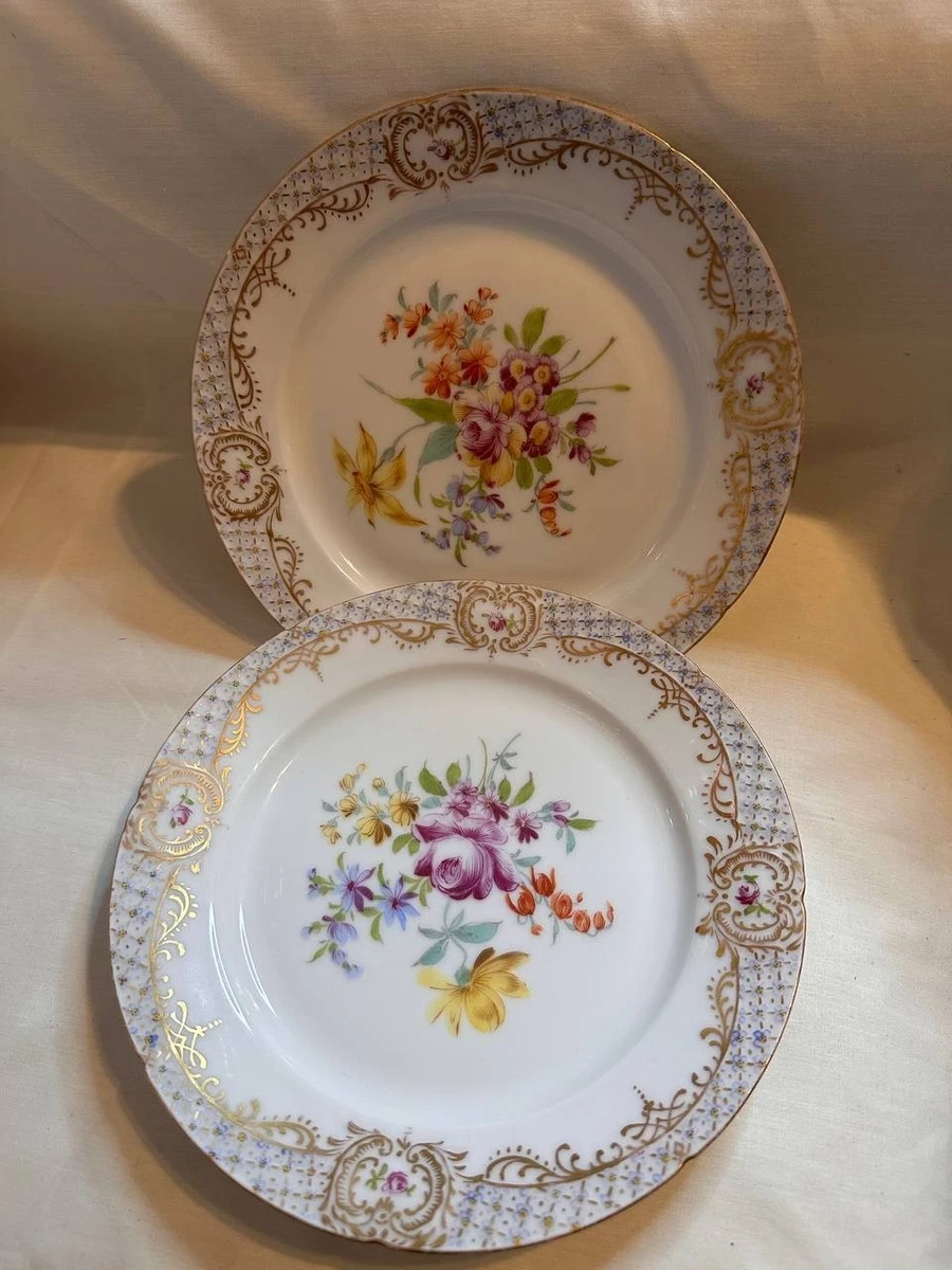 Dresden Plate In Antique Ceramic & Porcelain Plates & Chargers for
