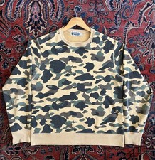 Vintage 2000s Bape Camo Crewneck Sweatshirt AOP