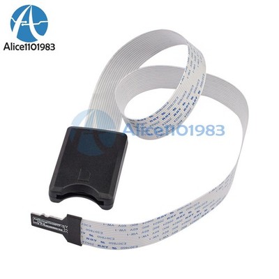 TF Micro SD To SD Card Extension Cable Adapters Flexible For Car Extender 48CM #