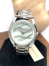 BCBG Max Azria Women's Watch Quartz Mother of Pearl Dial Stainless Steel 34mm