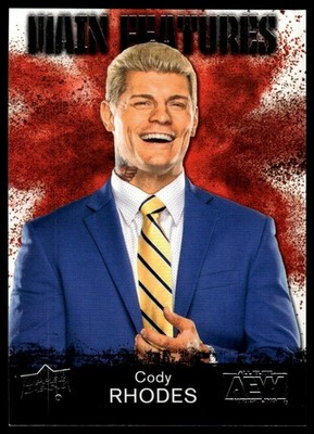 2021 Upper Deck AEW Cody Rhodes #MF-1 Main Features