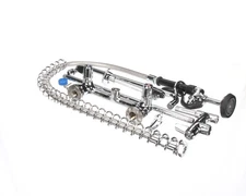 T&S Brass Pre-Rinse, Wall Mount Base, 8 Centers, 6 Wall Br 5PR-8W14 - Free