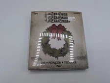 Holiday Wreath Sizzix Bigz Tim Holtz Alterations Christmas Die #658264