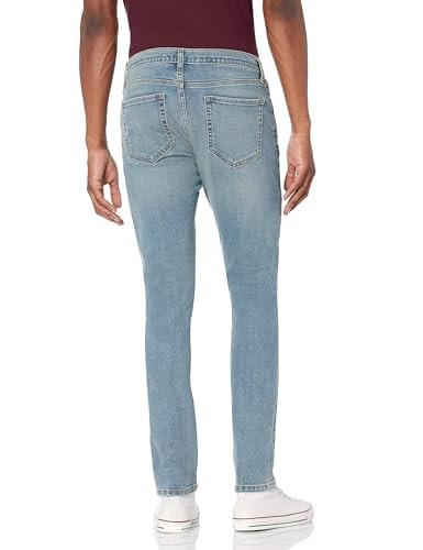Amazon Essentials Herren Stretchjeans Skinny Hellblau Vintage-image