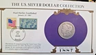 1887 O Morgan Silver Dollar Collection Postal Commemorative Society Stamp