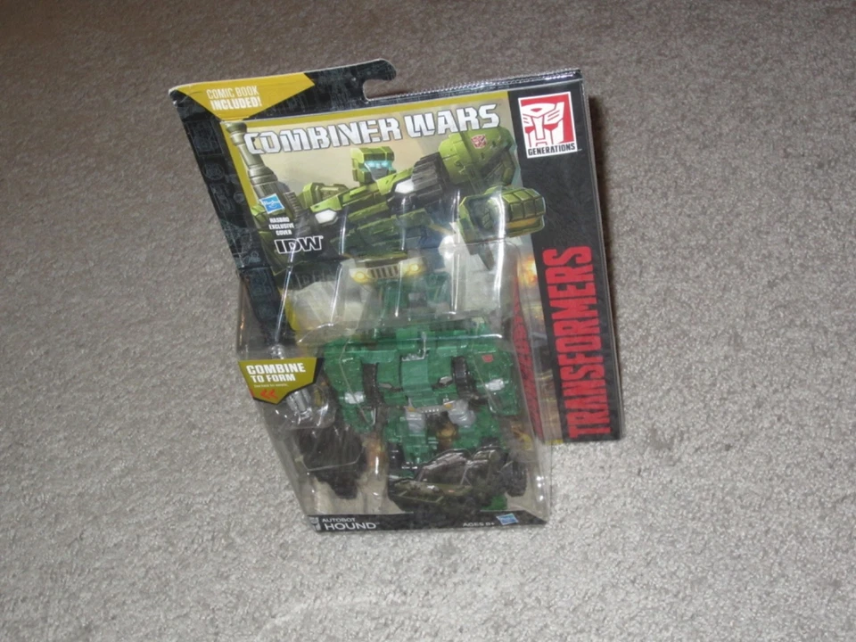 TRANSFORMERS: COMBINER WARS - HOUND ACTION FIGURE NEW W/ IDW COMIC HIGH GRADE - Image 2 of 3