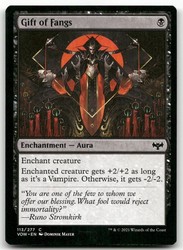 Gift of Fangs 113/277 Innistrad: Crimson Vow Common