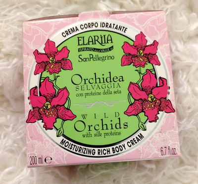 Elariia San Pellegrino Rich Body Cream 6.7 oz.  Orchidea  Wild Orchid Sealed
