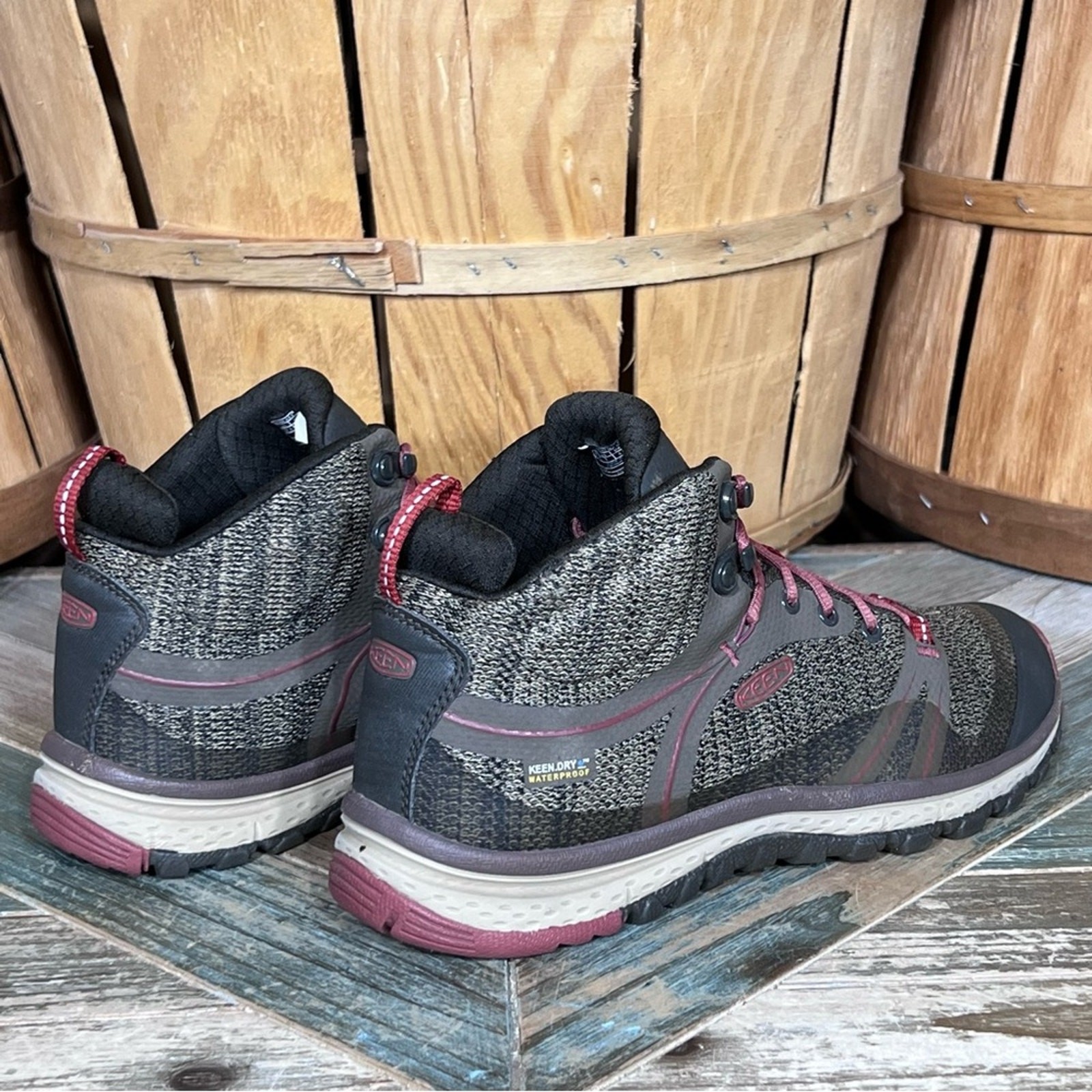 Keen Terradora II Mid Canteen Andorra stivali da trekking impermeabili stringati donna 7