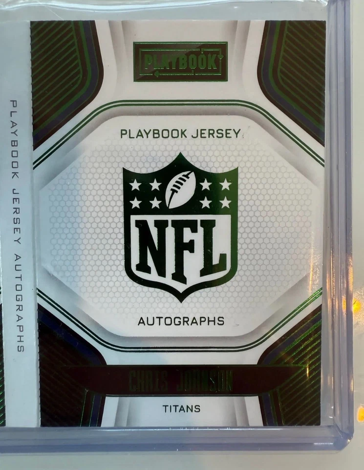 2022 Panini Playbook Jersey Auto Chris Johnson /25 #PJA-CJ BACK END 25/25 - Image 3 of 4