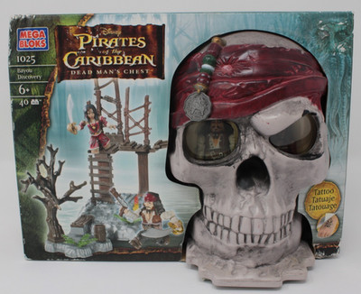 Mega Bloks Pirates of Caribbean Jack Sparrow & Tia Dalma Bayou Discovery #1025