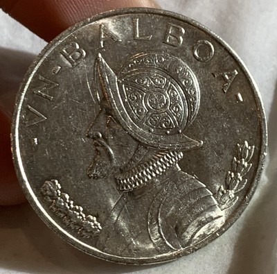 1947 Panama 1 Balboa, 90% silver, BU. ASW: 0.7734oz Melt Value