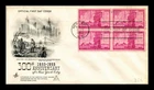 DR JIM STAMPS US COVER NEW YORK CITY 300TH ANNIVERSARY FDC BLOCK OF 4 ARTCRAFT