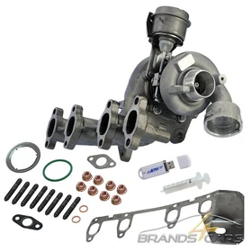 ATEC ABGASTURBOLADER+KRÜMMER+DICHTSET MONTAGESET FÜR VW TOURAN 1T 1.9TDI BXJ BLS