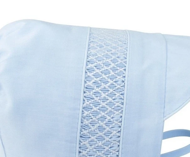 Boné de bebê recém-nascido 0 3 M Feltman Brothers Bros todo azul novo com etiquetas - Imagem 2 de 2