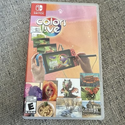 Colors Live Nintendo Switch, 2021 Case & Cartridge No Pen Tested Working Clean