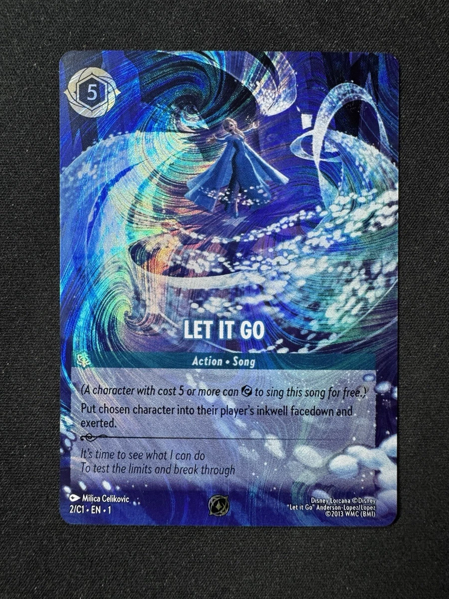 Let It Go 2 Disney Lorcana Promo Cards for sale | eBay